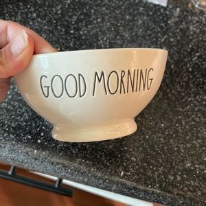 Rae dunn good morning bowl